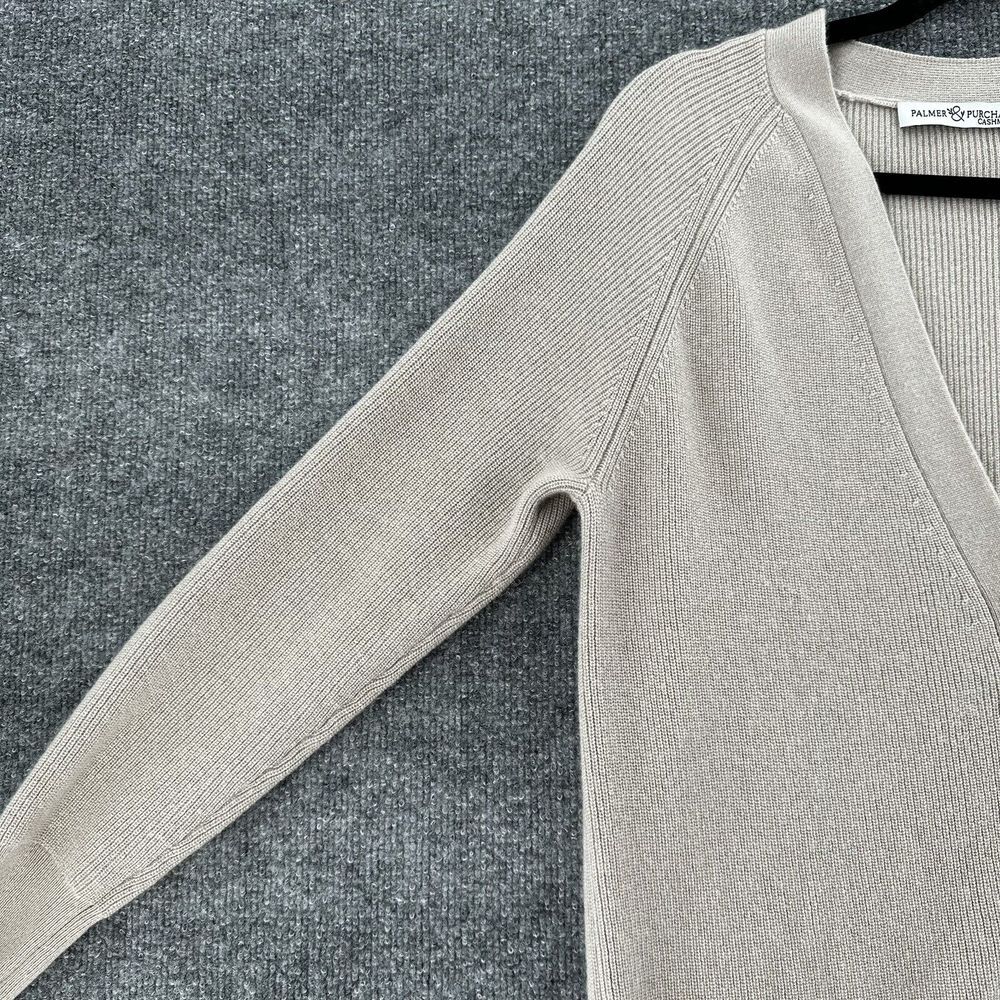 Palmer Purchase Cashmere Cardigan Womens‎ XS Small Pure Cashmere Ribbed Grandma - Picture 4 of 11